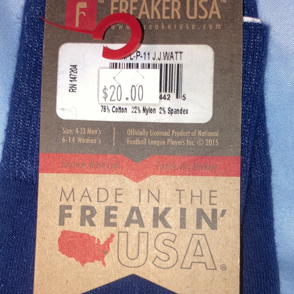 NFL Number 99 Socks - Picture 3 of 5